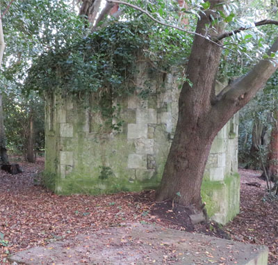Gothic folly in grounds of St. John's House