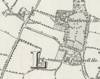 Map showing Pondwell House
