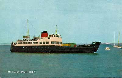 Red Funnel MV Carisbrooke Castle Isle of Wight vehicle ferry