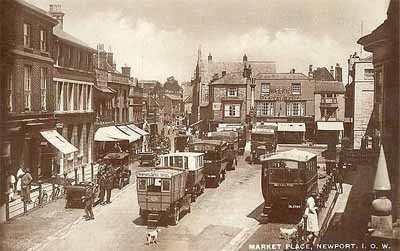 St James Square with parked buses