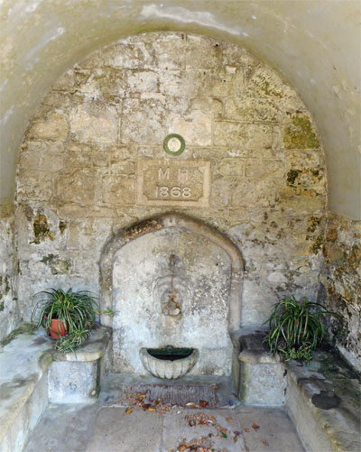 Inside Bonchurch Village Road grotto