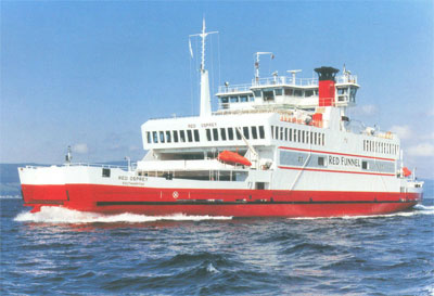 Red Osprey Car Ferry - original configuration