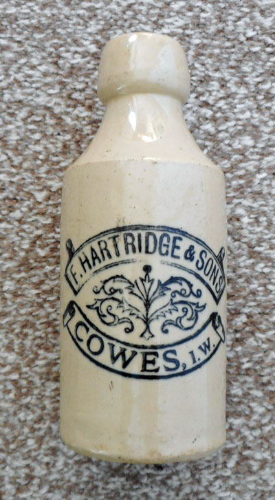F Hartridge & Sons earthenware bottle