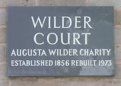 Wilder Court rebuilding plaque, Newport Street, Ryde