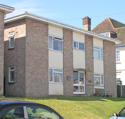 The modern Wilder Almshouses, Newport Street, Ryde