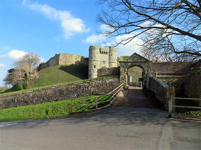 Entrance to Carisbrooke Castle