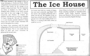 Northwood House Ice House - Information Board