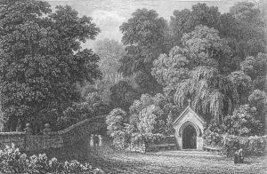 Brannon engraving of St Lawrence well - 1839