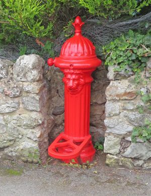 Whitwell high street water stand pipe