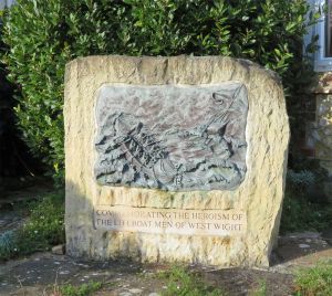 Lifeboat Memorial, Seely Hall, Brook, Isle of Wight