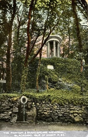 Shakespeare Memorial and Fountain, Blackgang, Isle of wight