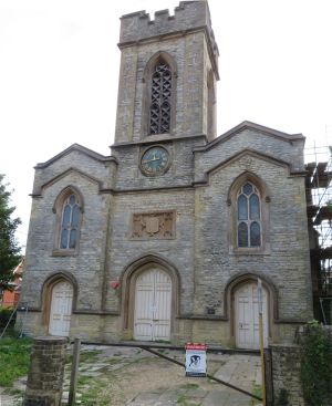 St Thomas's Church, Ryde, Isle of Wight west end (2021)