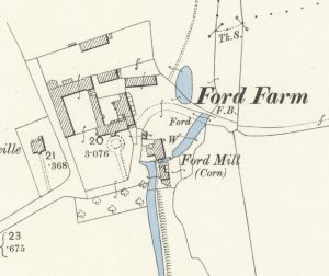 Ford Mill Whitwell 1898 map