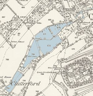Carisbrooke Mill - 1864 map