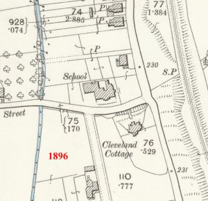 Wroxall Board School - 1896 map