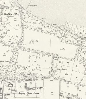 1907 map showing Appley Towers