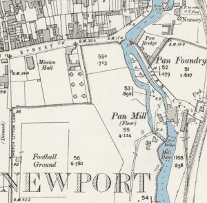 Map of Pan Mill - 1907