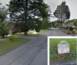 Milestone on Old Road East Cowes