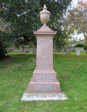 Edward Edwards memorial, Niton Isle of Wight churchyard