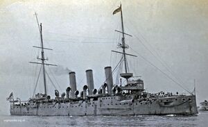 HMS Gladiator Royal Navy Cruiser