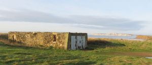 remains of lifeboat boathouse, Brook, Isle of Wight