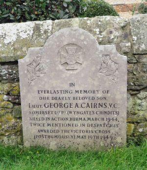 Lieut. George Albert Cairns V.C. Brighstone churchyard