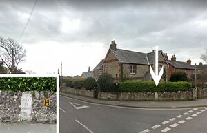 Brighstone church new road mile stone