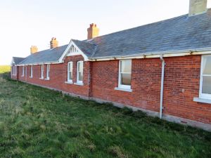 Alum Bay Coastguard Cottages - north elevation