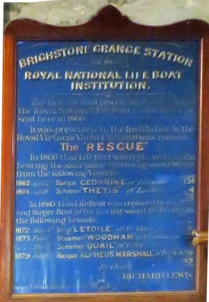 Early rescues of Brighstone Lifeboat