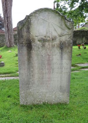 Thomas Sivell headstone, Binstead churchyard
